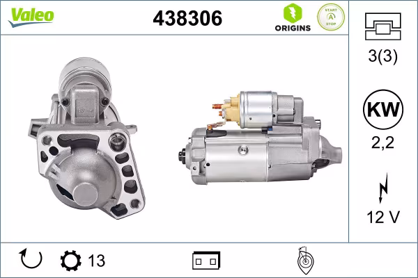 VALEO Motorino d\'avviamento