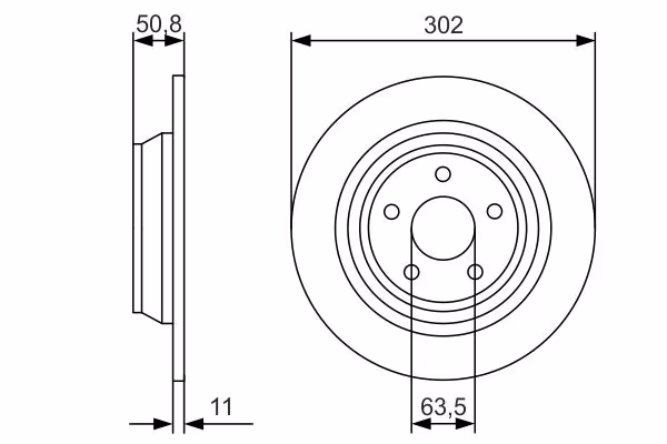 BOSCH Disco freno