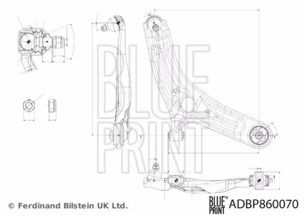 BLUE PRINT Braccio oscillante, Sospensione ruota