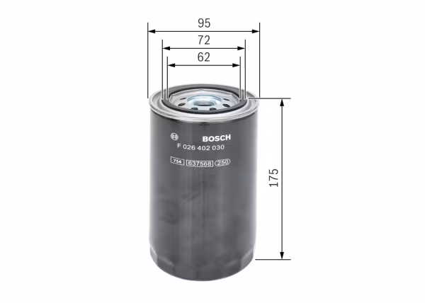 BOSCH Filtro carburante