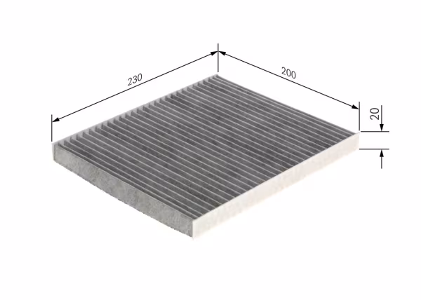 BOSCH Filtro, Aria abitacolo