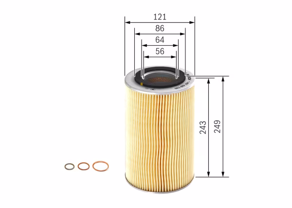 BOSCH Filtro olio