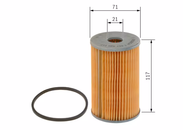 BOSCH Filtro olio