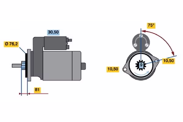BOSCH Motorino d\'avviamento