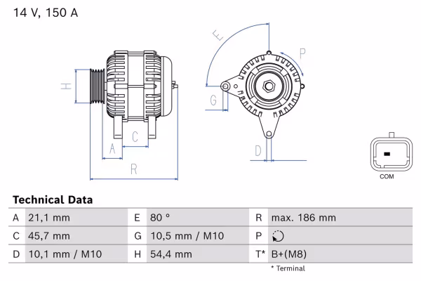 BOSCH Alternatore