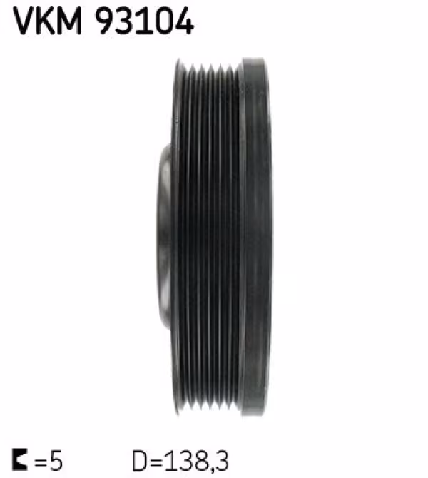 SKF Puleggia cinghia, albero a gomiti