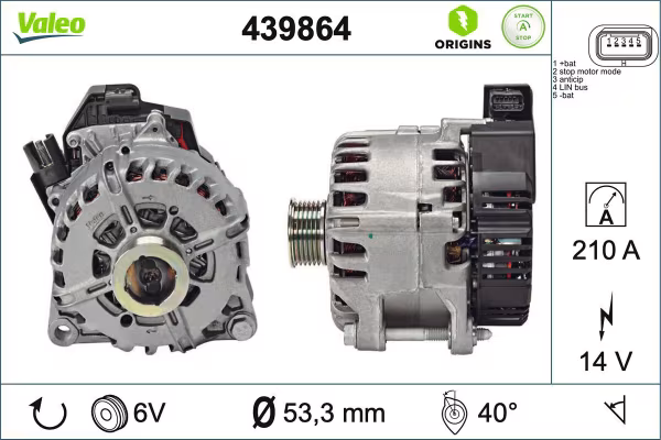 VALEO Alternatore motorino d\'avviamento