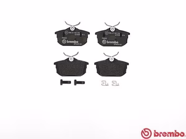BREMBO Kit pastiglie freno, Freno a disco