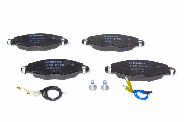 BOSCH Kit pastiglie freno, Freno a disco