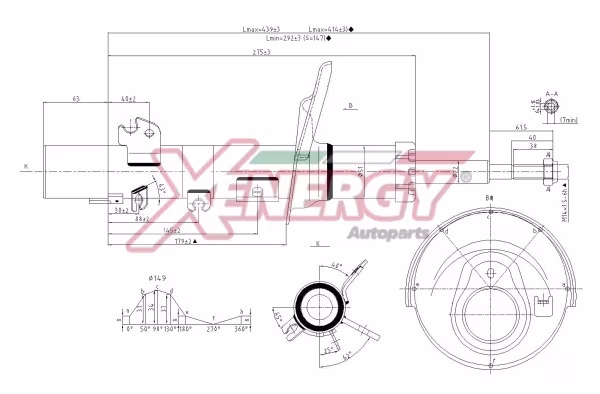 AP XENERGY Ammortizzatore