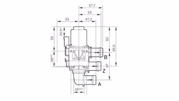 BOSCH Valvola regolazione refrigerante