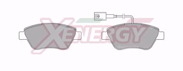AP XENERGY Kit pastiglie freno, Freno a disco