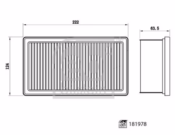 FEBI BILSTEIN Filtro aria