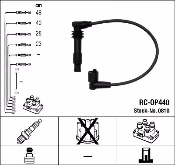 NGK Kit cavi accensione