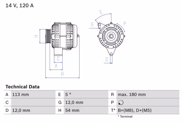 BOSCH Alternatore