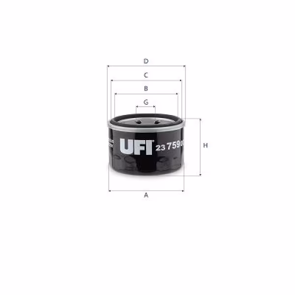 UFI Filtro olio
