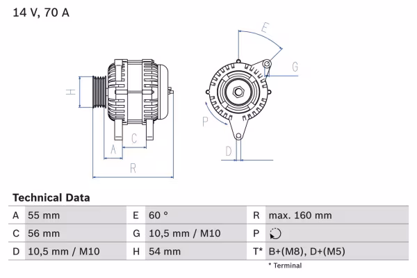 BOSCH Alternatore