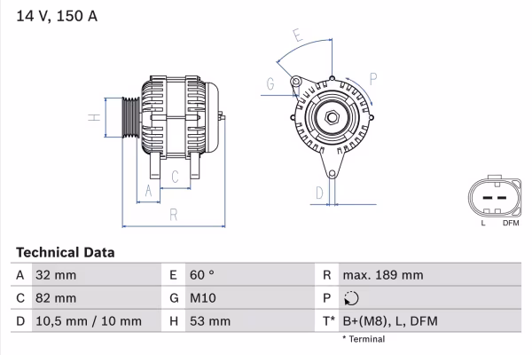 BOSCH Alternatore
