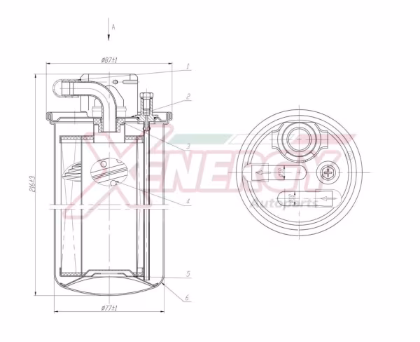 AP XENERGY Filtro carburante