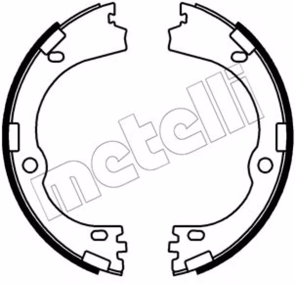 METELLI Kit ganasce, Freno stazionamento