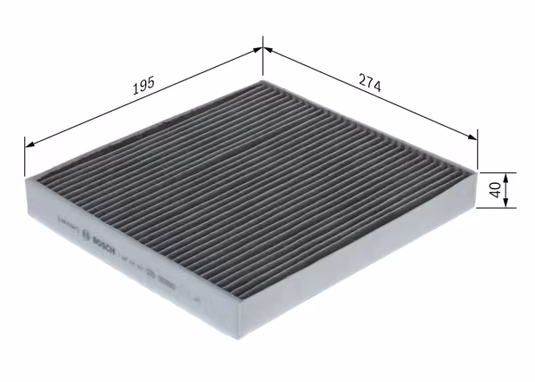 BOSCH Filtro, Aria abitacolo