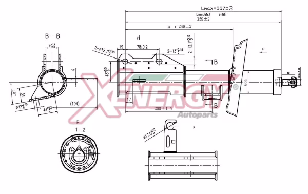 AP XENERGY Ammortizzatore