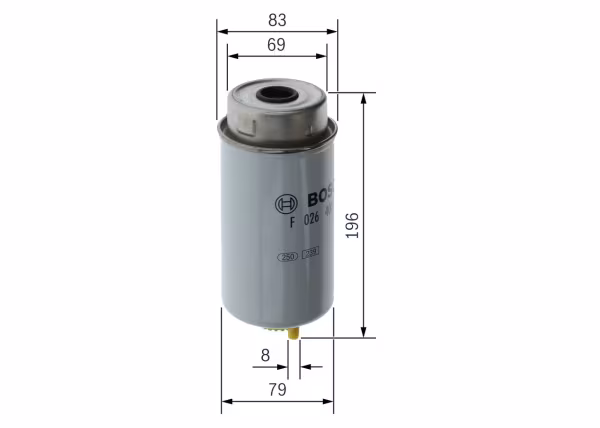 BOSCH Filtro carburante