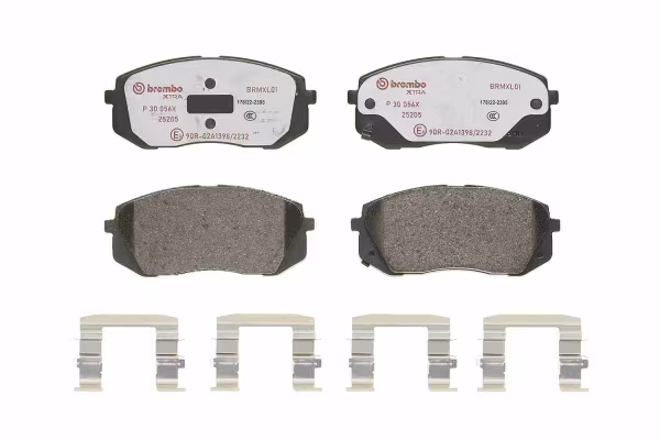 BREMBO Kit pastiglie freno, Freno a disco