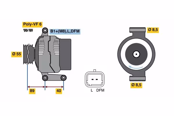 BOSCH Alternatore
