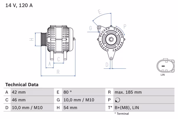 BOSCH Alternatore