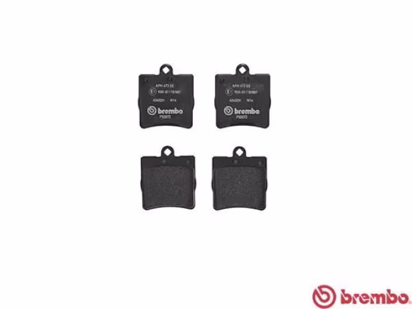 BREMBO Kit pastiglie freno, Freno a disco