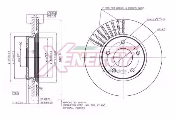 AP XENERGY Disco freno