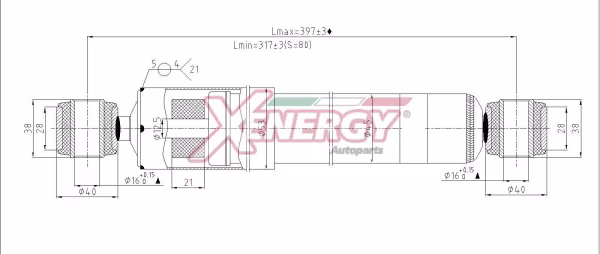 AP XENERGY Ammortizzatore