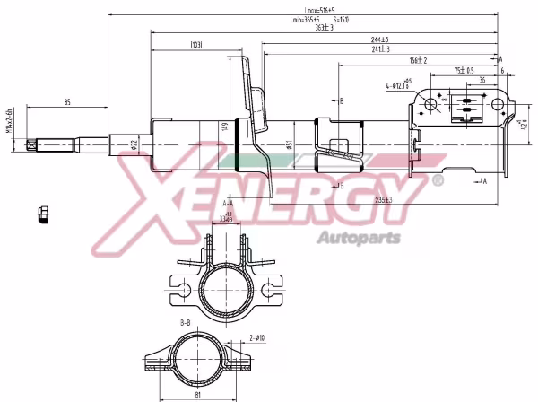 AP XENERGY Ammortizzatore